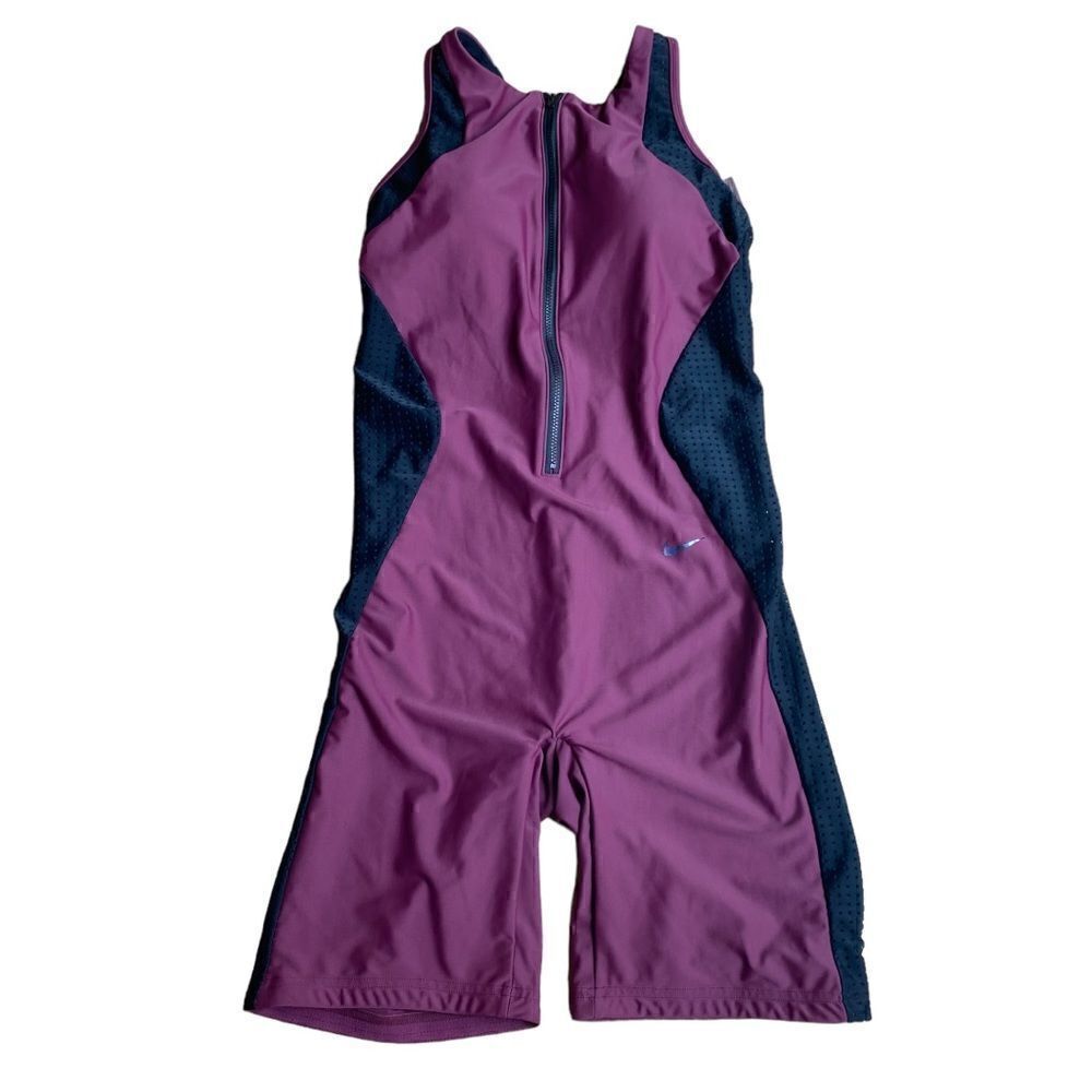 Nike Hydrolock Sculpt Women’s Racerback One Piece Bathing Swim Suit Size Medium - Picture 3 of 6